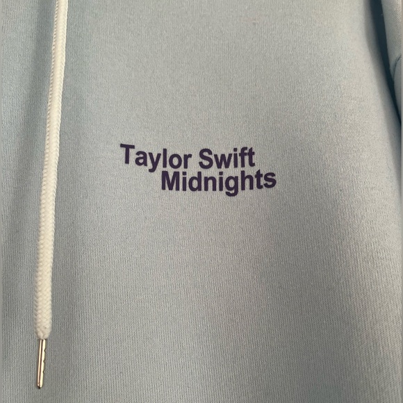 Taylor Swift Midnights Sky Blue Concert Hoodie in excellent like new condition - Picture 2 of 9